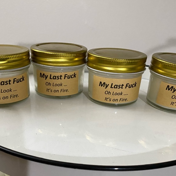 Gag candles 🤪 my last F#€& candle artisan candles - Picture 1 of 3